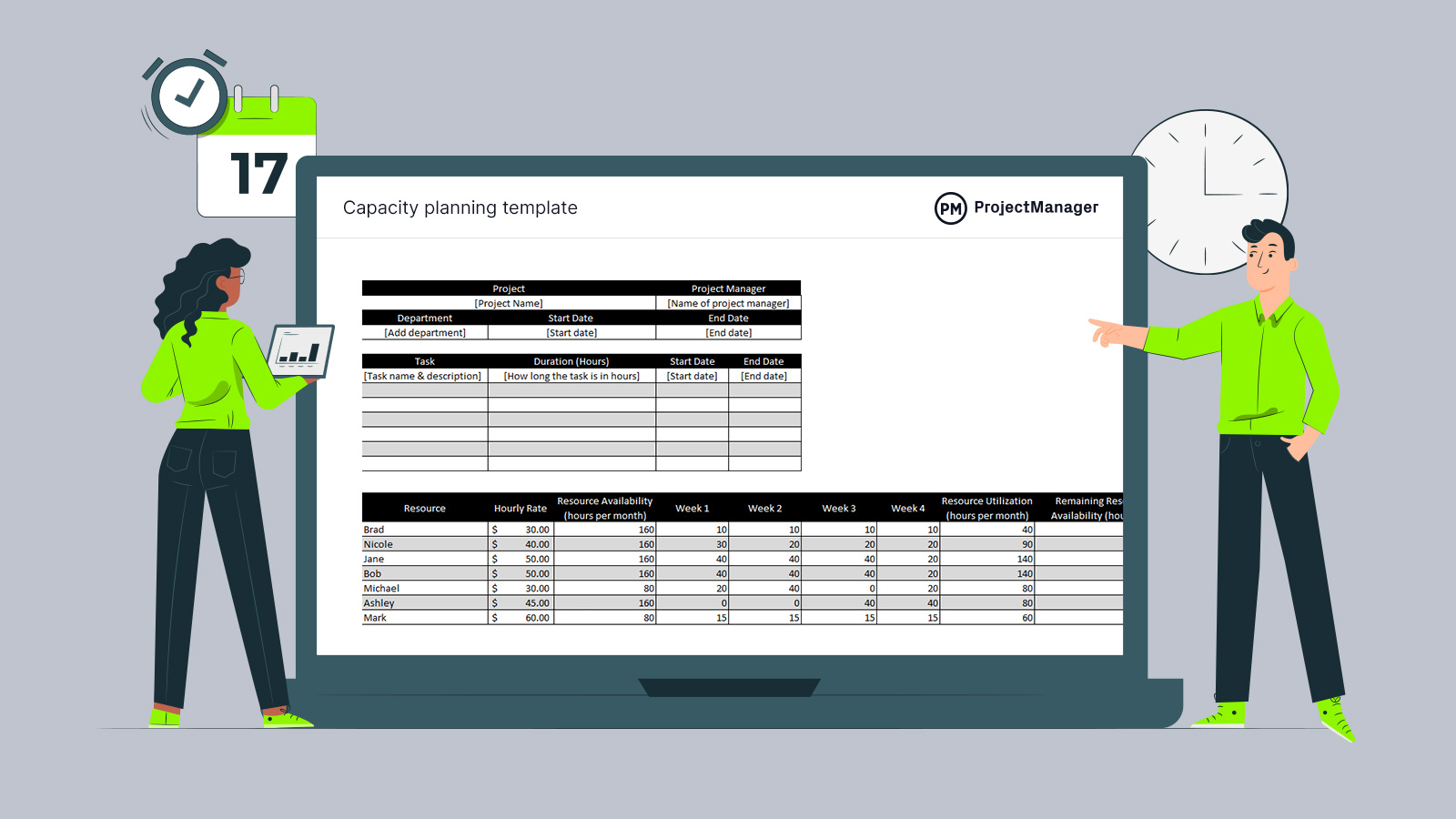 Capacity Planning Template