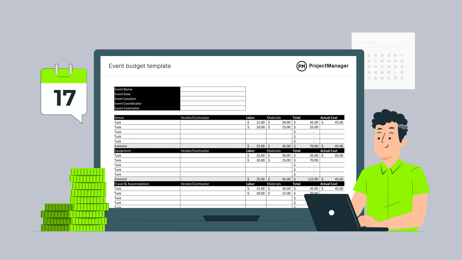 Event Budget Template