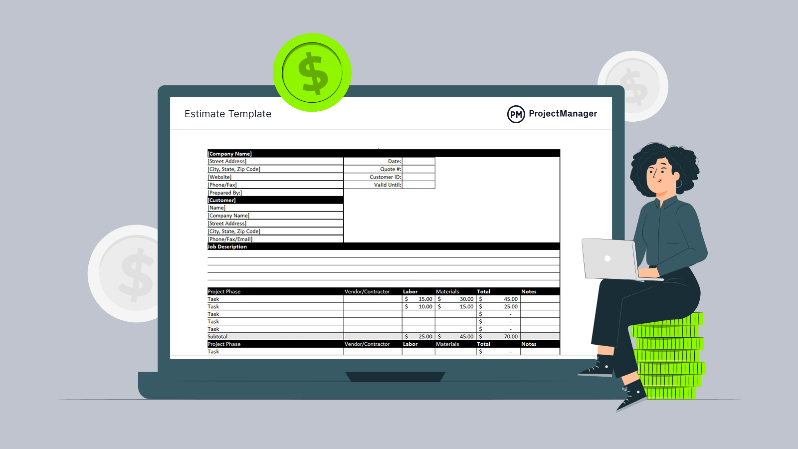 Estimate Template Excel Image
