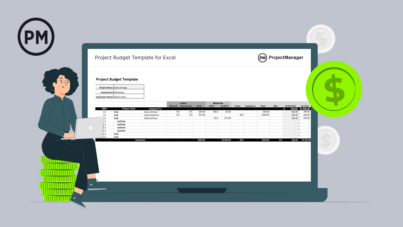 Project Budget Template For Excel