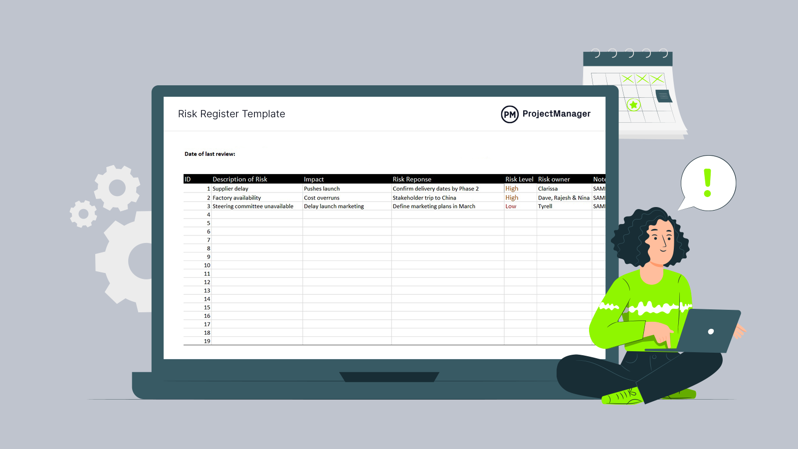 Risk Register Template Excel Image