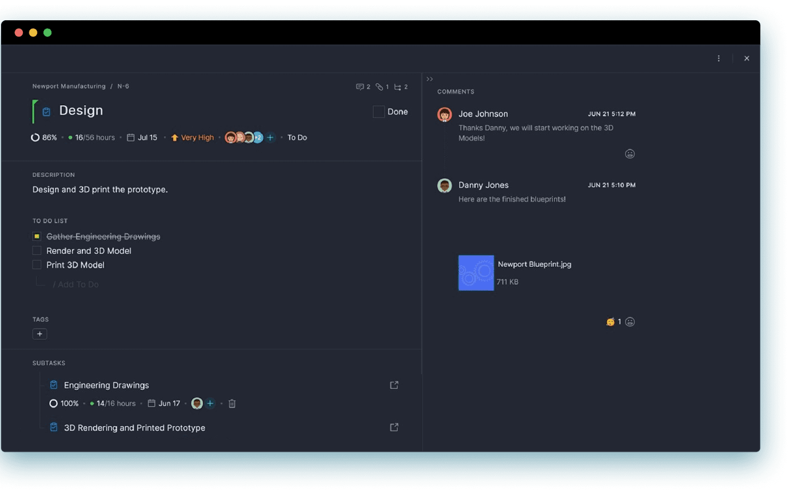 Manage your teams with ProjectManager's team management features